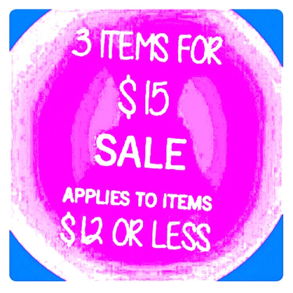 3 for $15 💕 4 for $18 🌷 5 for $20